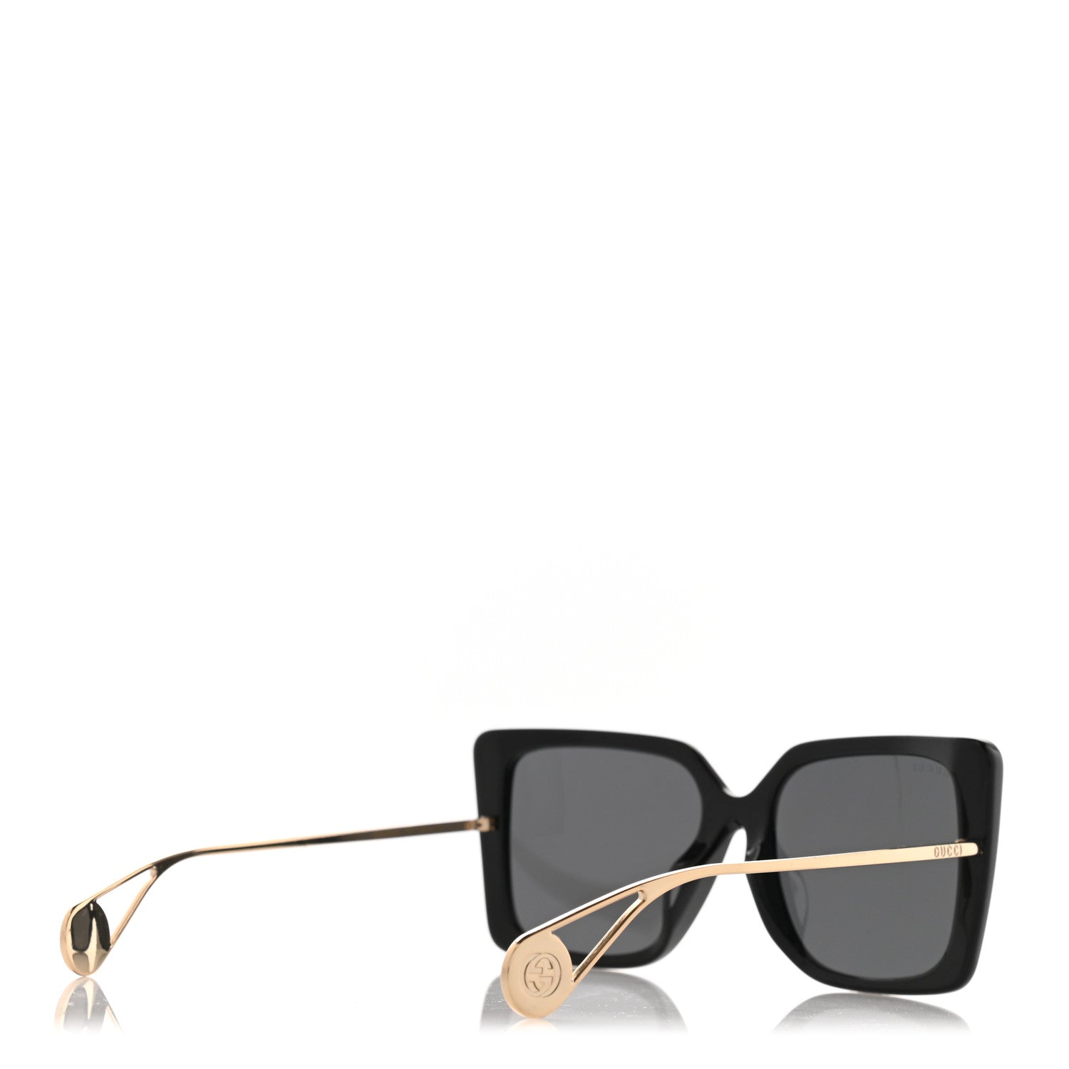 Gucci Oversized Square GG04335S Sunglasses Black 4 of 7