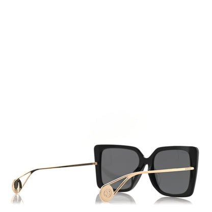 Gucci Oversized Square GG04335S Sunglasses Black 4 of 7
