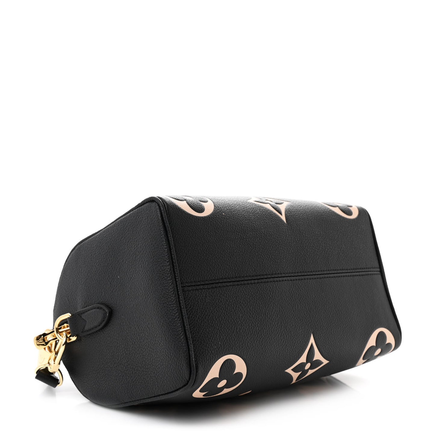 Empreinte Monogram Giant Speedy Bandouliere 25 Black Beige