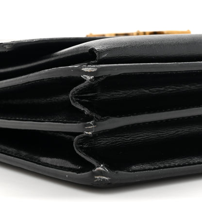 Saint Laurent Calfskin Medium Monogram Sunset Black 12 of 19