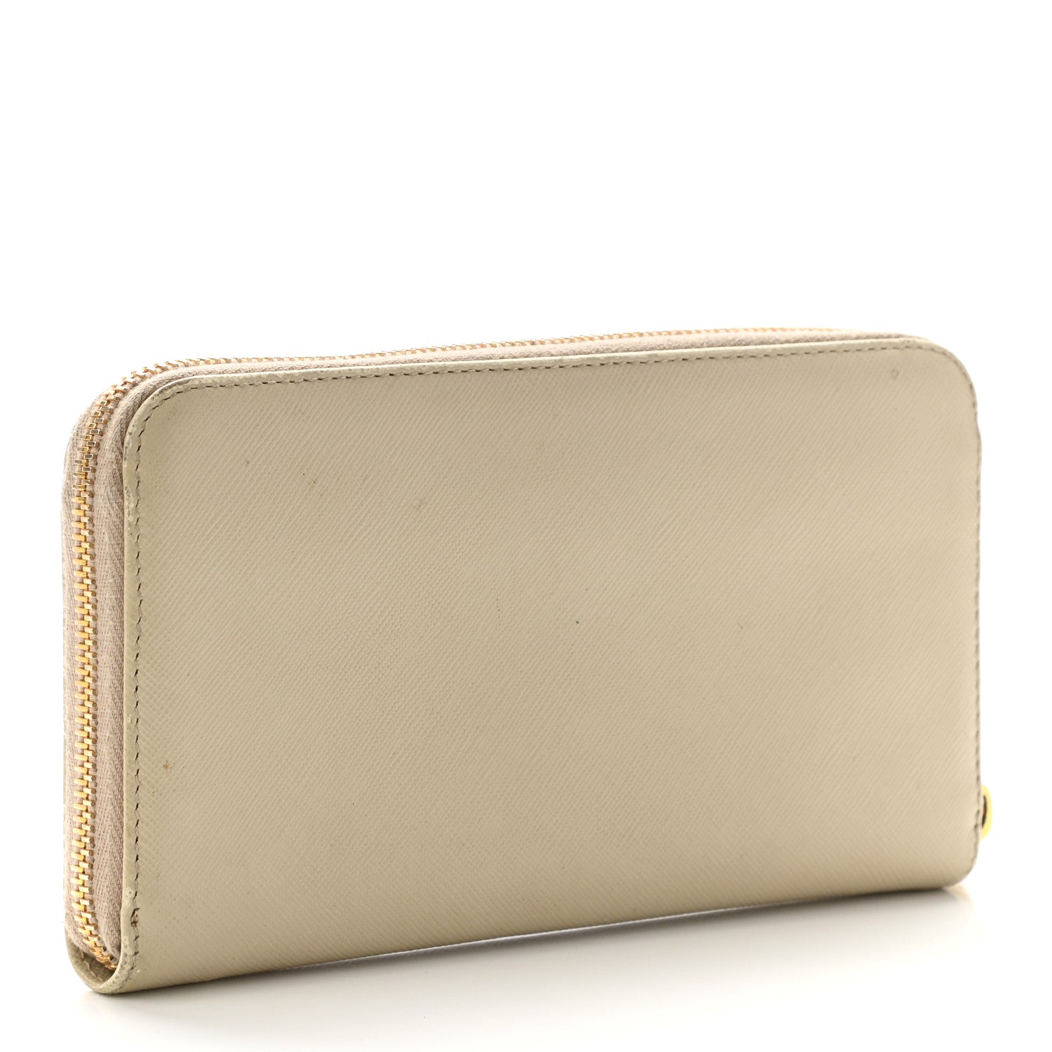 Prada Saffiano Metal Zip Around Wallet Cammeo 3 of 14