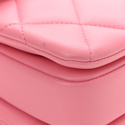 Chanel Lambskin Quilted Small Trendy CC Flap Dual Handle Bag Light Pink 12 of 13