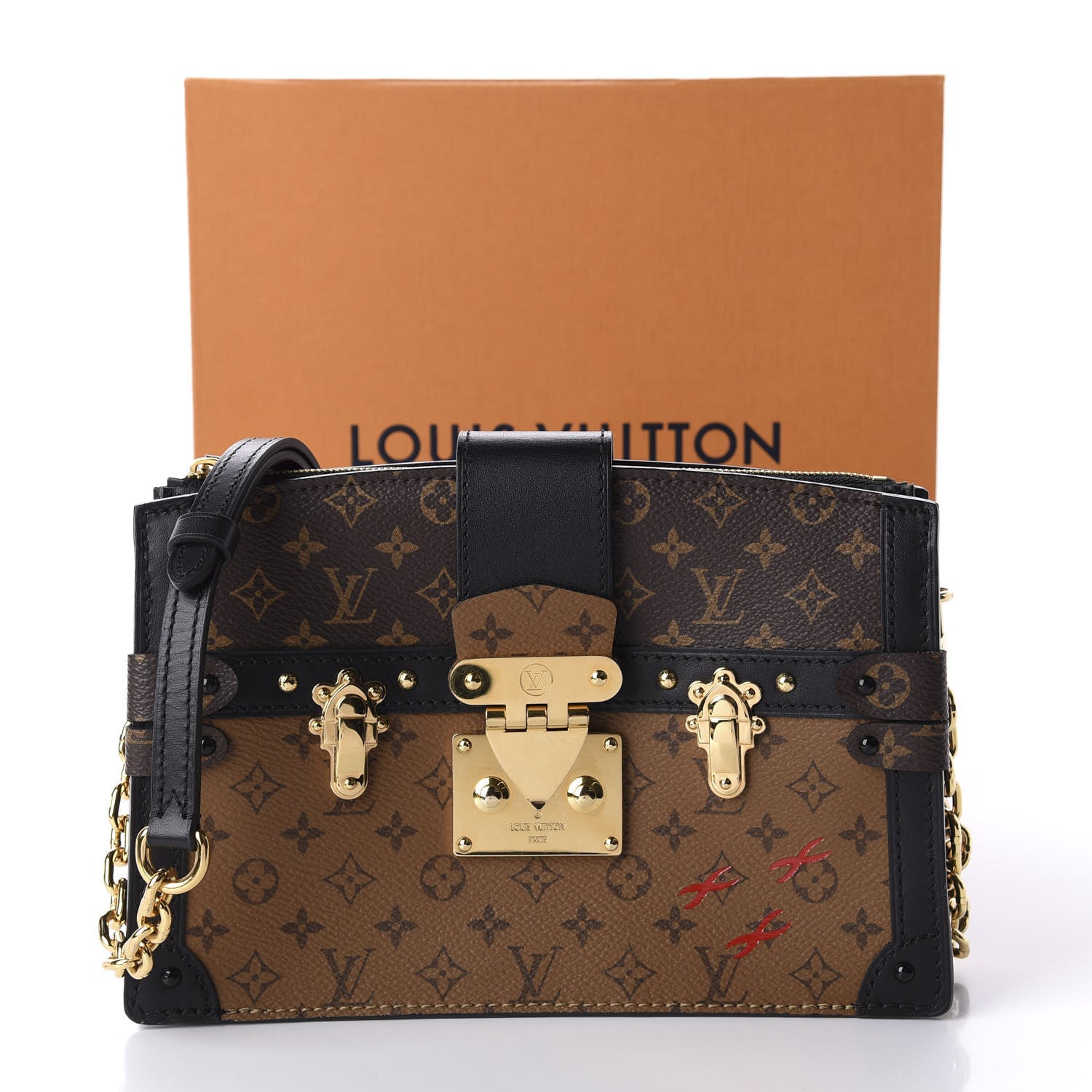 Louis Vuitton Reverse Monogram Trunk Clutch 10 of 10