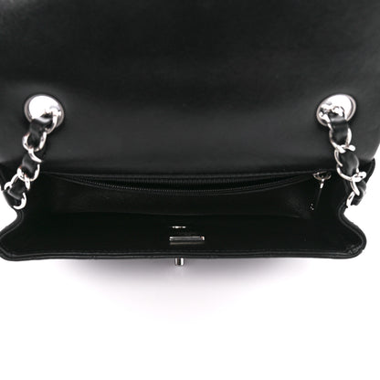 Chanel Lambskin Quilted Mini Rectangular Flap Black 5 of 12