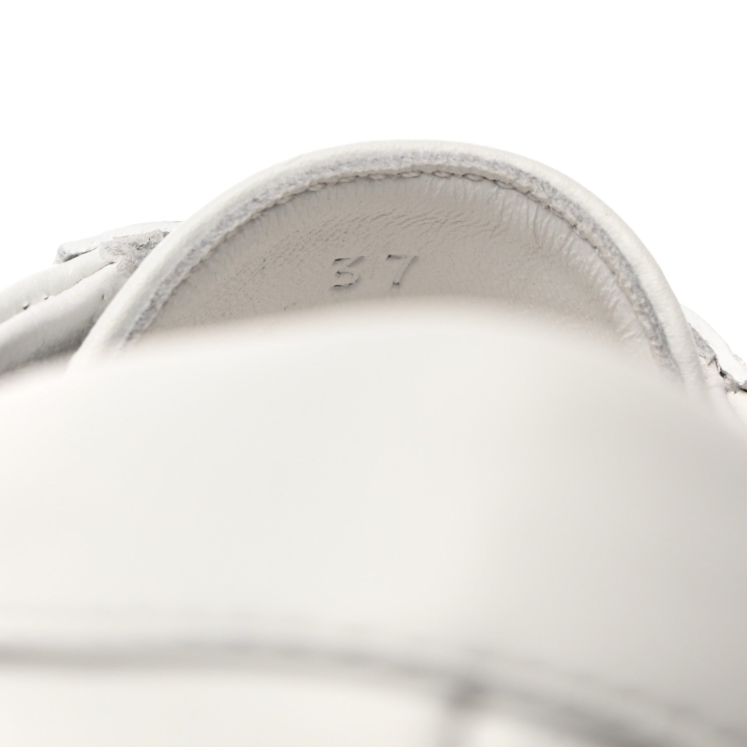 Hermes Calfskin Deep Sneakers 37 White Naturel 7 of 10