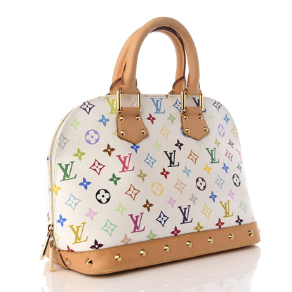 Louis Vuitton Monogram Multicolor Alma White 2 of 7