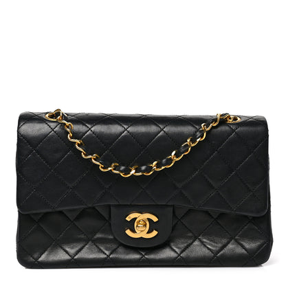 Chanel Lambskin Quilted Small Double Flap Black 1 of 10