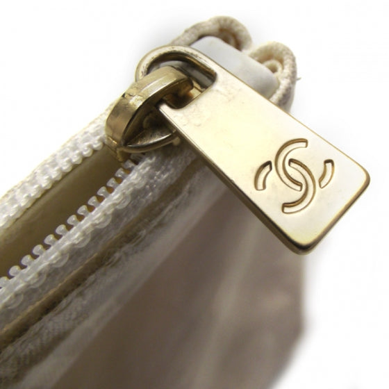 Patent Perforated Tote White