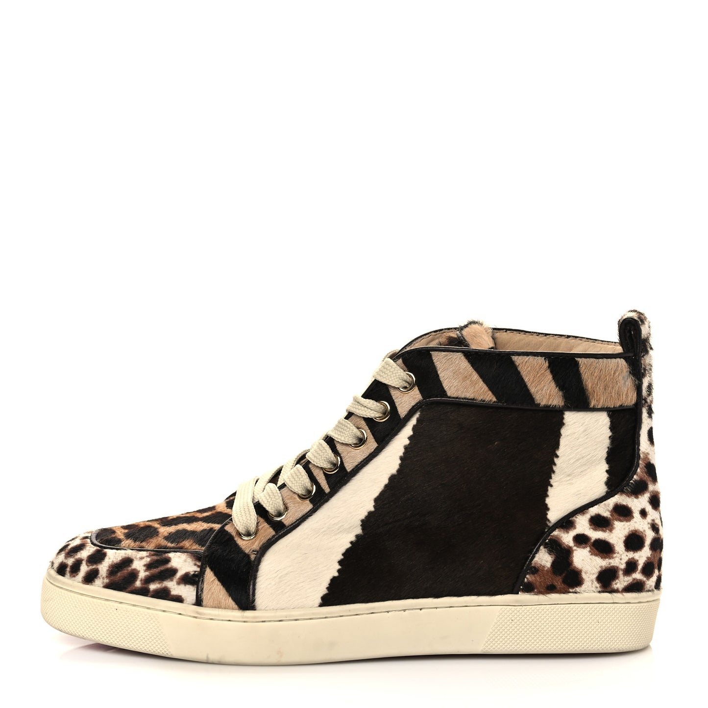 Calf Hair Animal Print Rantus Orlato Flat Sneakers 38.5 Multicolor