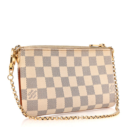 Louis Vuitton Damier Azur Pochette Milla MM 3 of 14