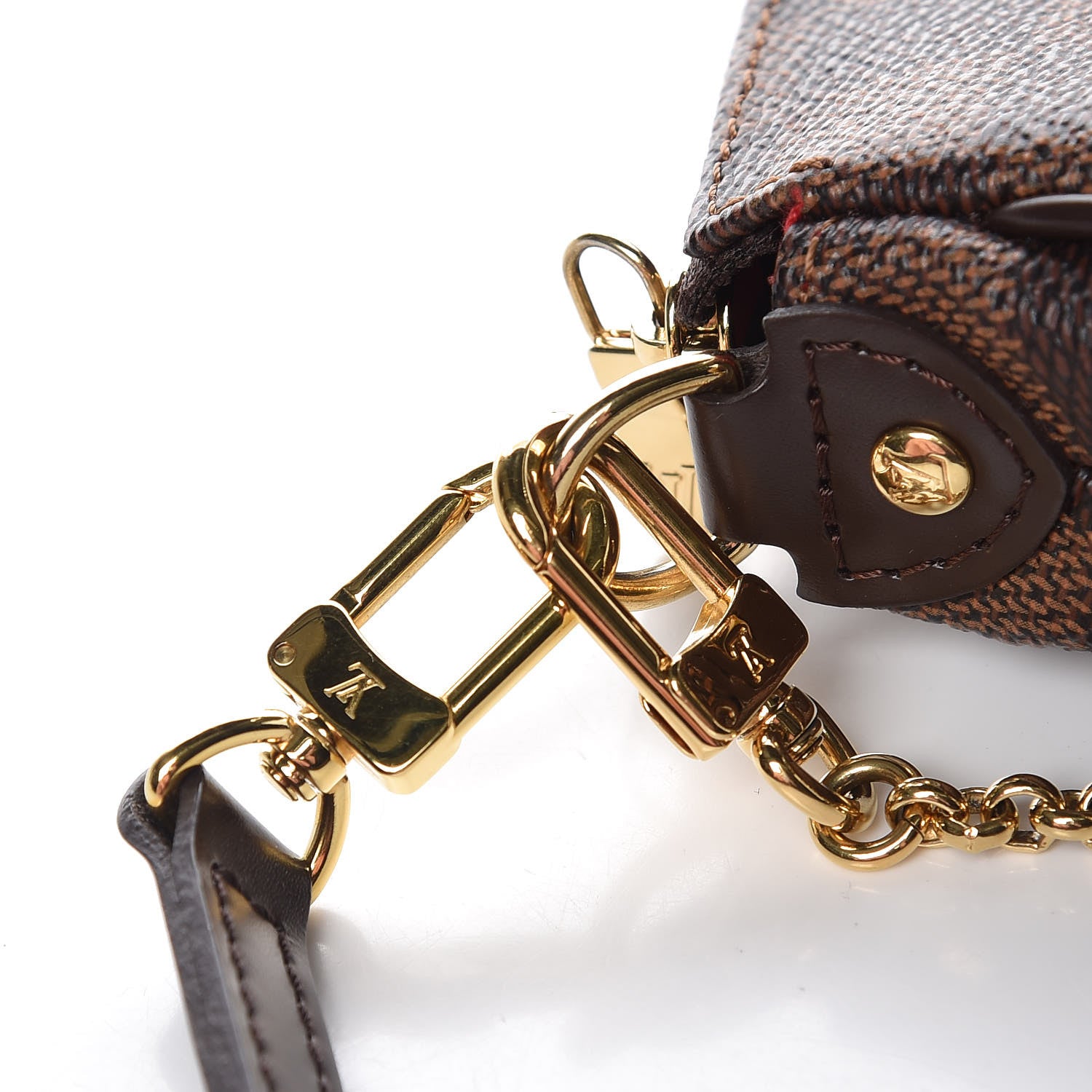Louis Vuitton Damier Ebene Eva Clutch 9 of 11