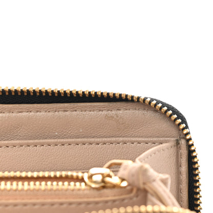 Chloe Grained Calfskin Marcie Long Zip Around Wallet Black 9 of 13