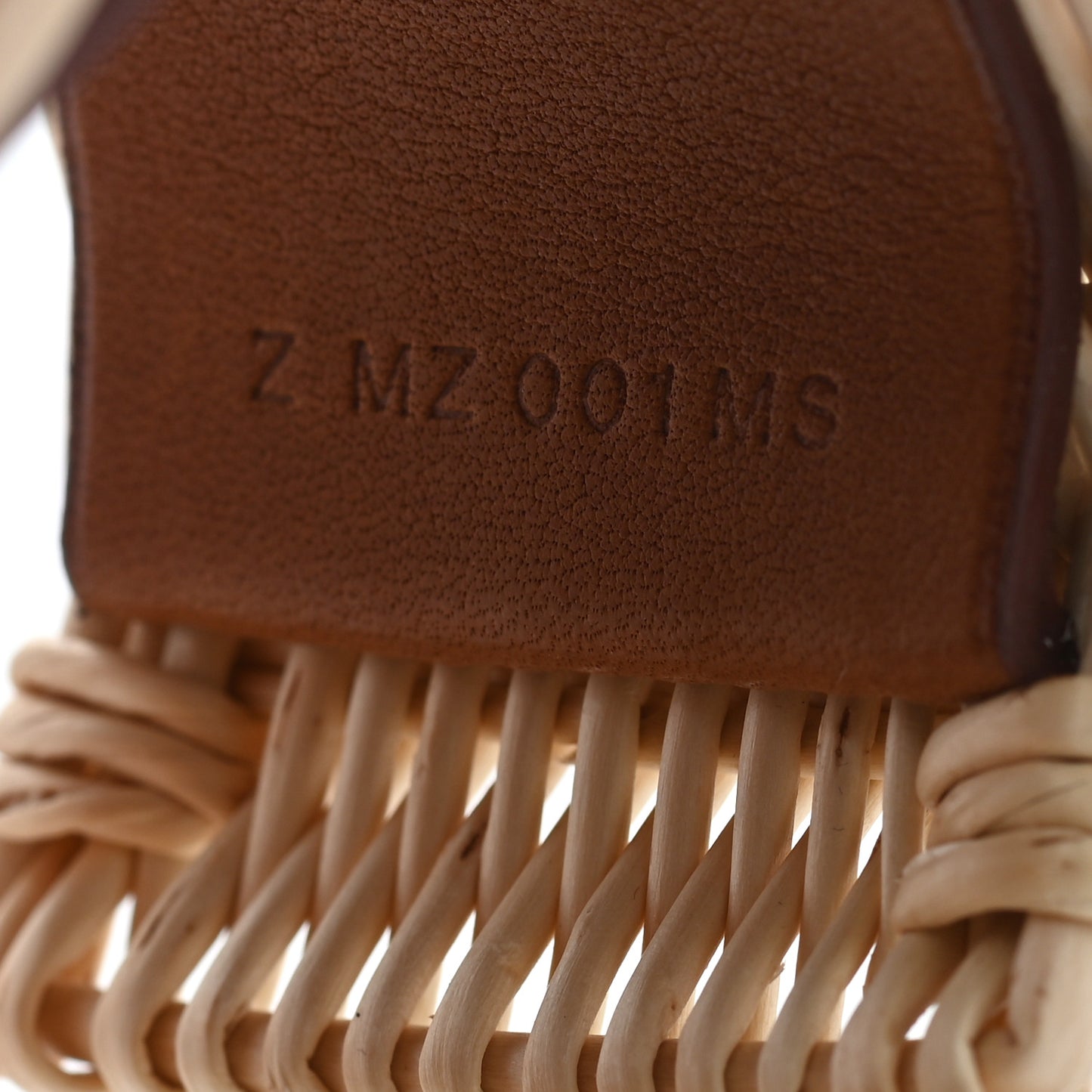 Wicker Barenia Medor Picnic Cuff Bracelet T2 Fauve