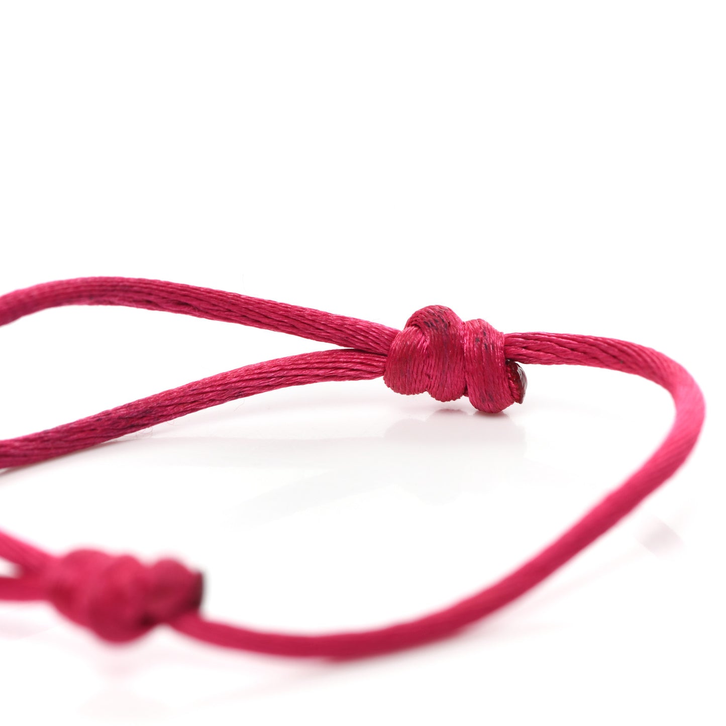 18K Pink Yellow White Gold Trinity Cord Bracelet Pink