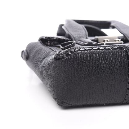 3.1 Phillip Lim 3.1 Textured Calfskin Mini Whipstitch Pashli Satchel Black 7 of 9
