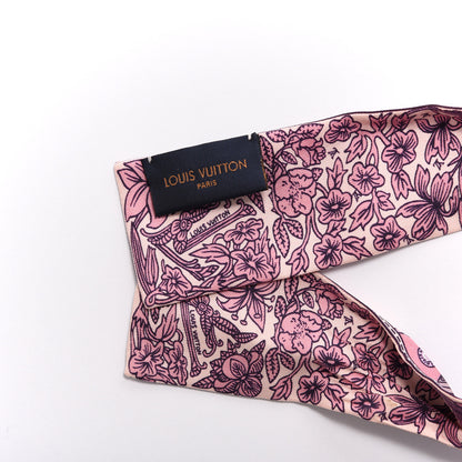 Louis Vuitton Silk Jeu De Louis BB Bandeau Pink 4 of 4