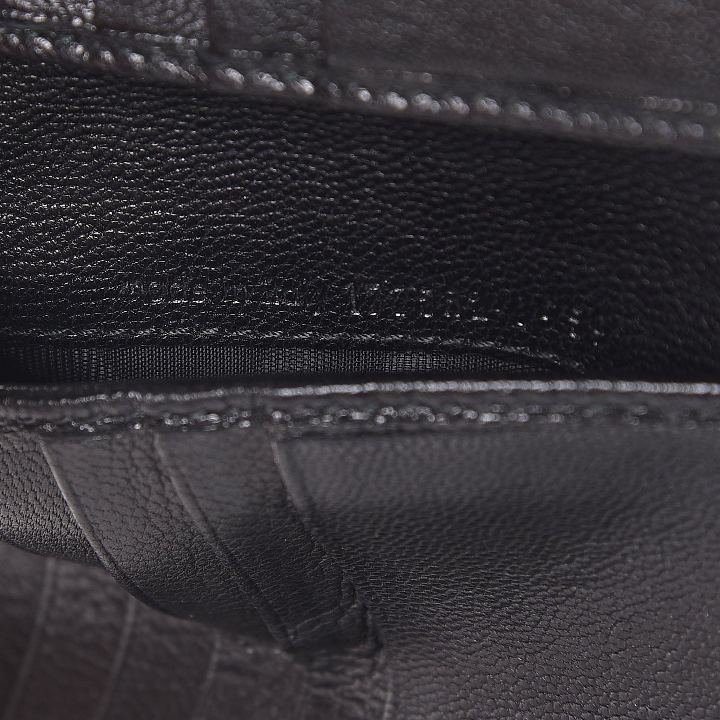 Goatskin Belle de Jour French Wallet Black