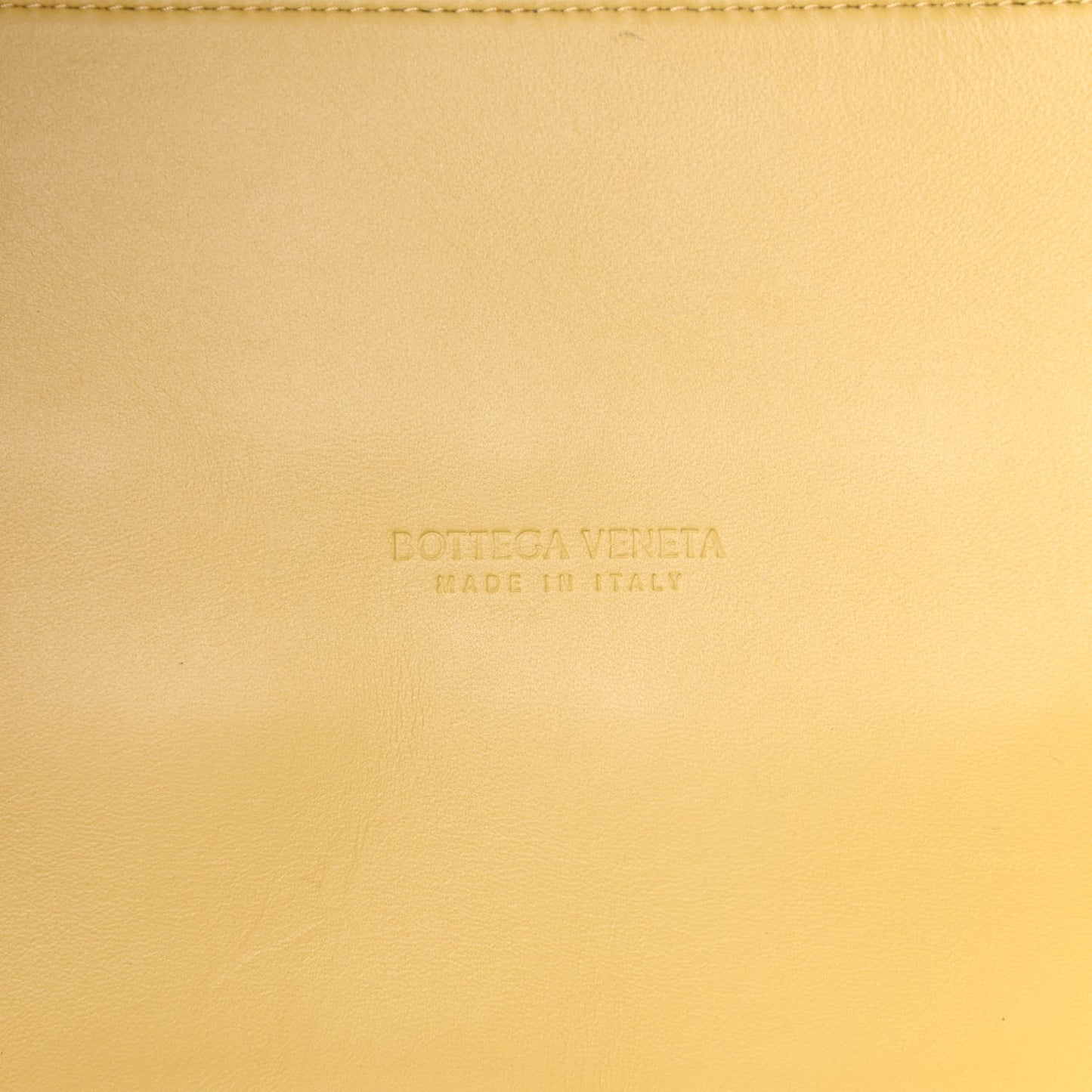 Nappa Intrecciato Maxi Cabat Tote Brown Yellow