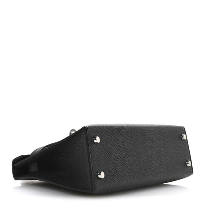 Hermes Epsom Mini Kelly Sellier 20 Black 4 of 10