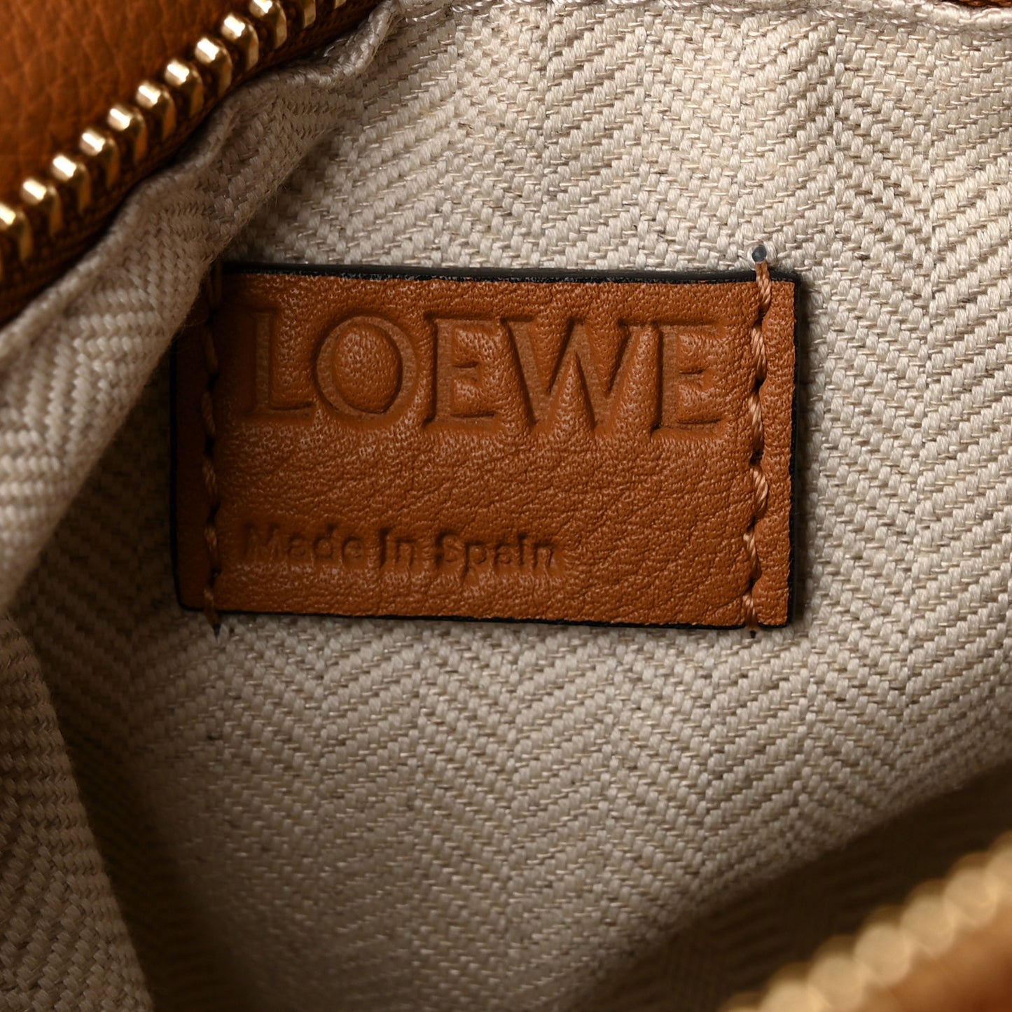 Calfskin Small Puzzle Bag Light Caramel