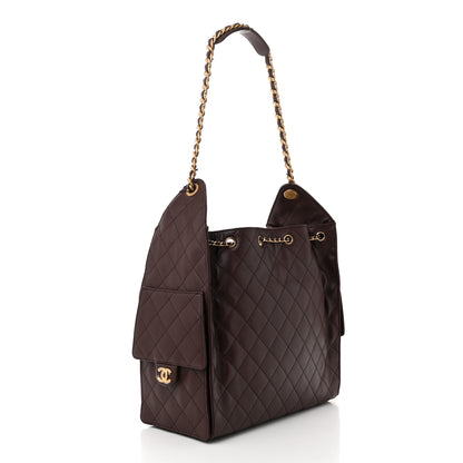 Chanel Caviar Quilted Medium Chanel 25 Handbag Dark Brown 4 of 12