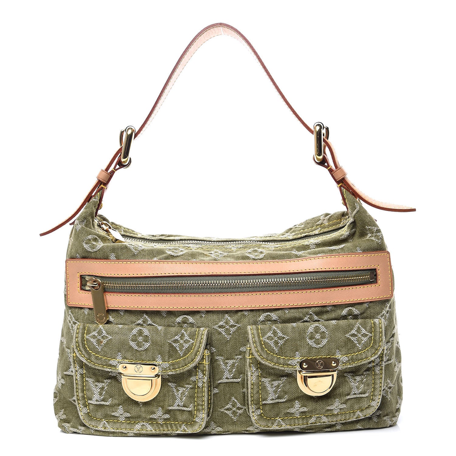 Louis Vuitton Denim Baggy PM Lichen 1 of 9