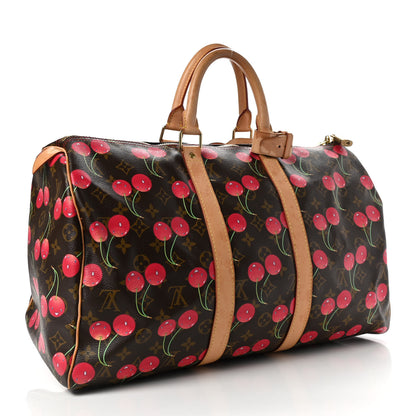 Louis Vuitton Monogram Cerises Keepall 45 3 of 13