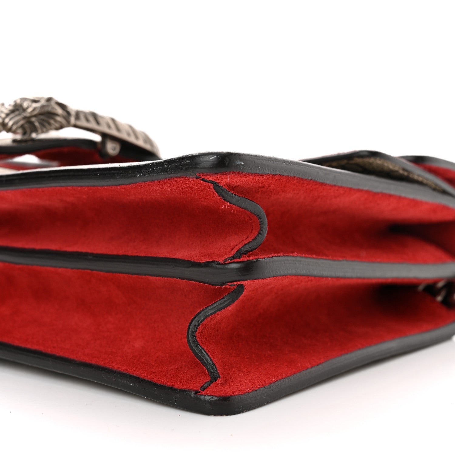 Gucci GG Supreme Monogram Small Dionysus Shoulder Bag Red 10 of 11