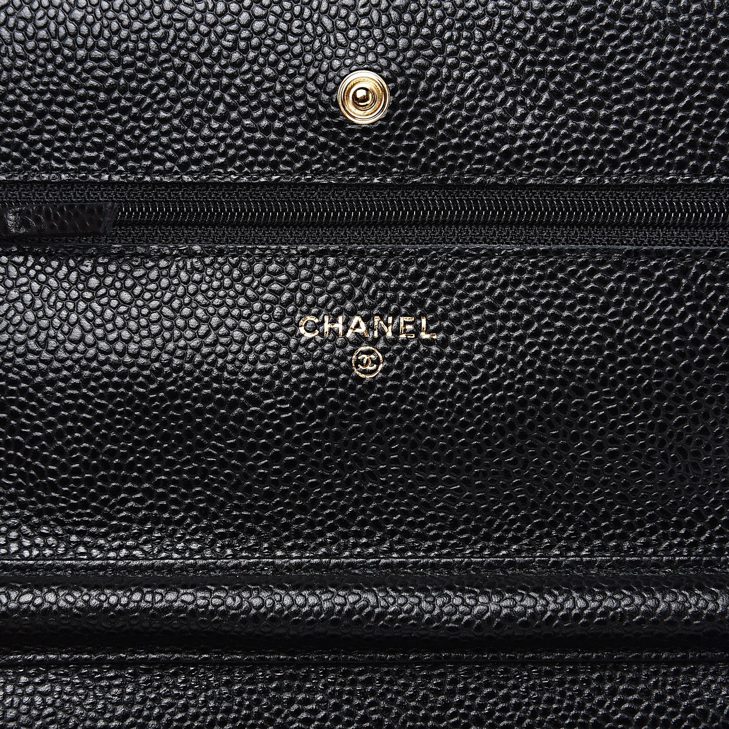 Chanel Caviar Quilted Wallet On Chain WOC Black 5 of 10