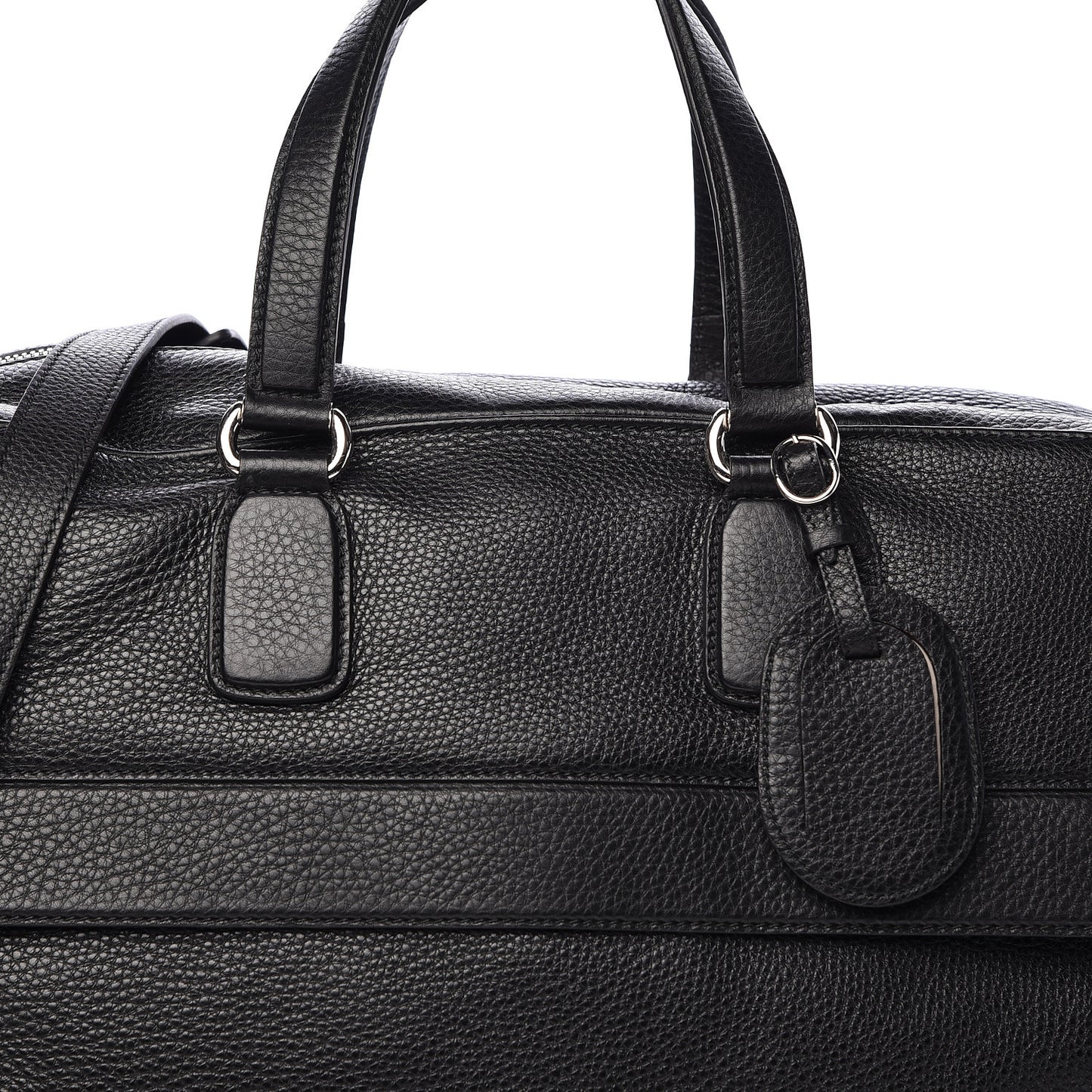 Pebbled Calfskin Soho Carry On Duffle Black