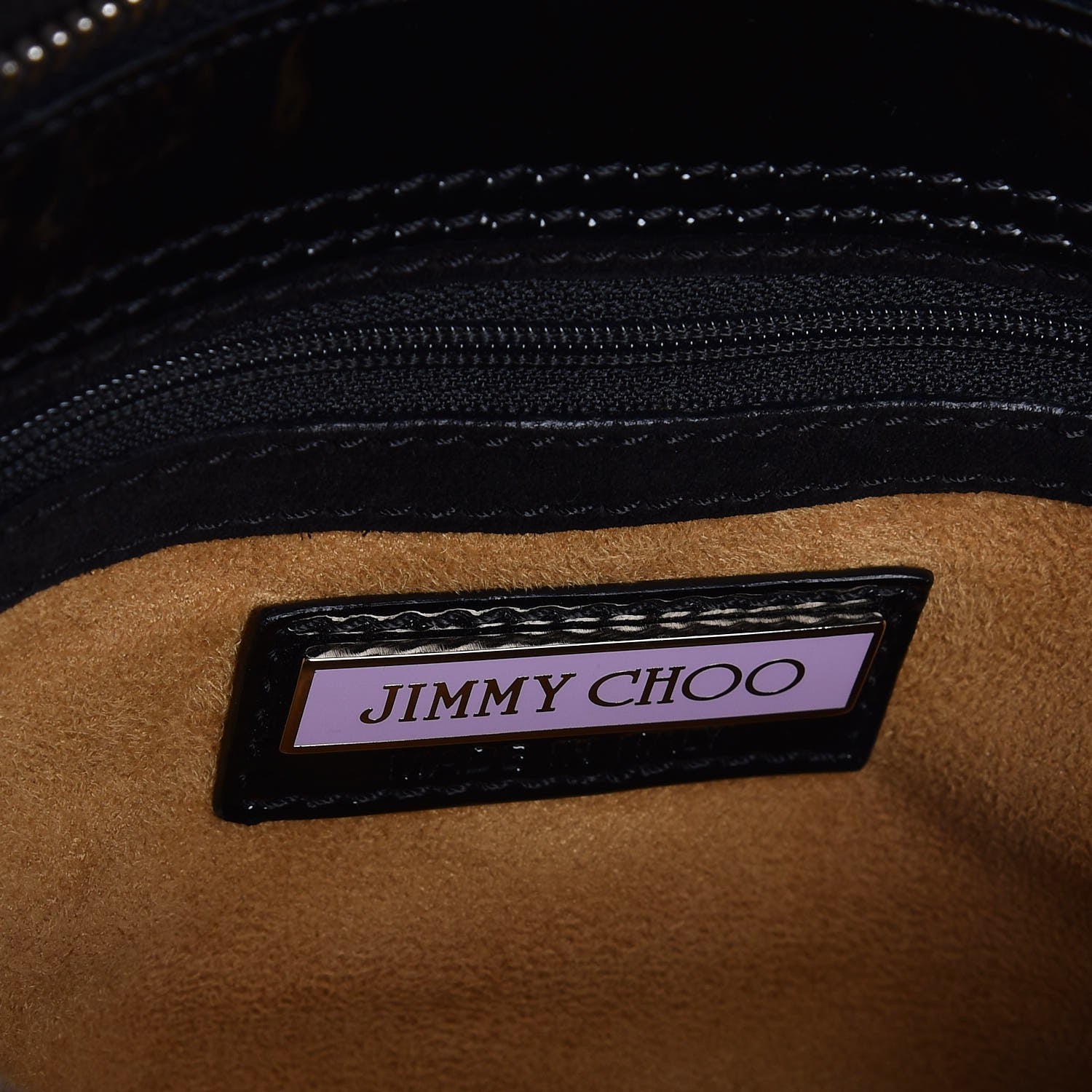 Jimmy Choo Patent Small Tulita Shoulder Bag Black 6 of 7