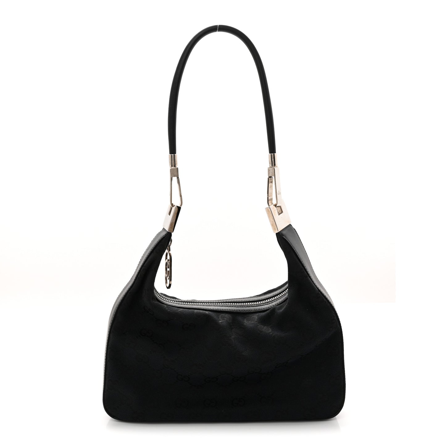 Monogram GG Clasp Hobo Black
