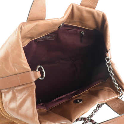 Chanel Iridescent Calfskin Small In The Mix Tote Light Brown 5 of 7