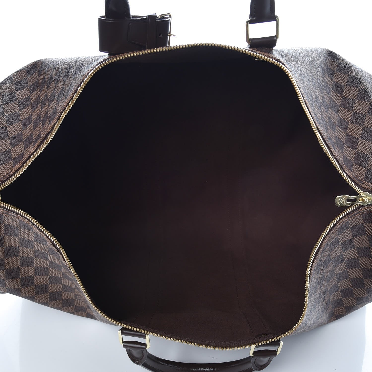 Louis Vuitton Damier Ebene Keepall Bandouliere 55 6 of 8