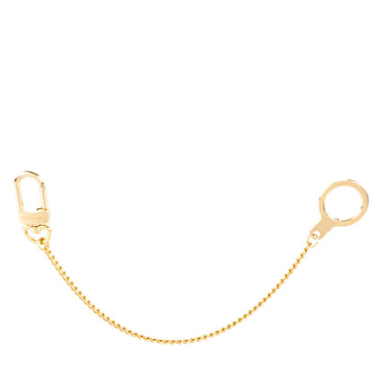 Louis Vuitton Metal Pochette Extender Key Ring Chain Gold 1 of 3