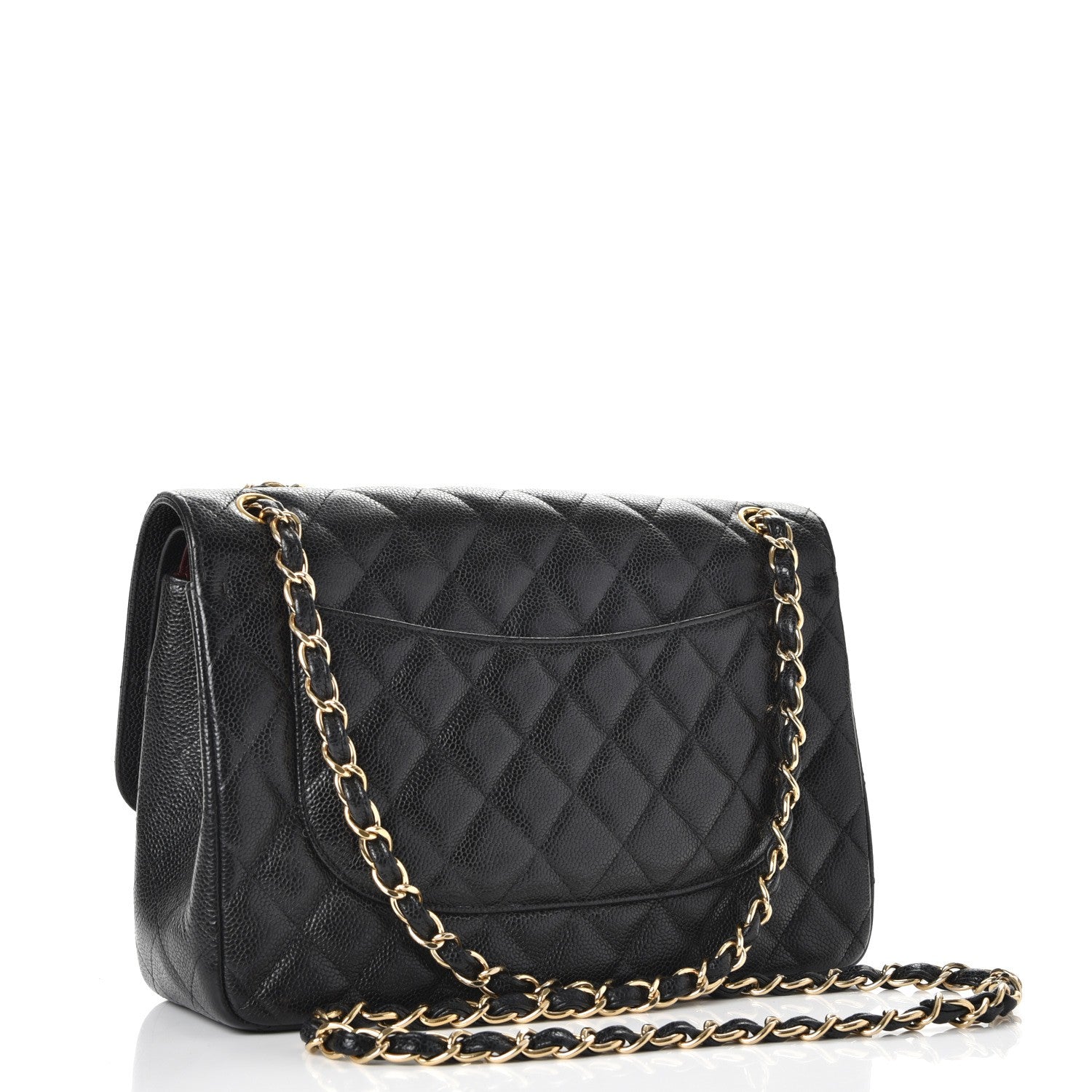 Chanel Caviar Quilted Jumbo Double Flap Black 4 of 9