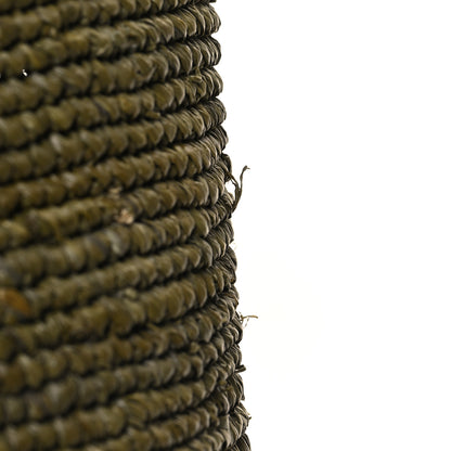 Loewe Raffia Mini Slit Tote Bag Natural Olive 10 of 10