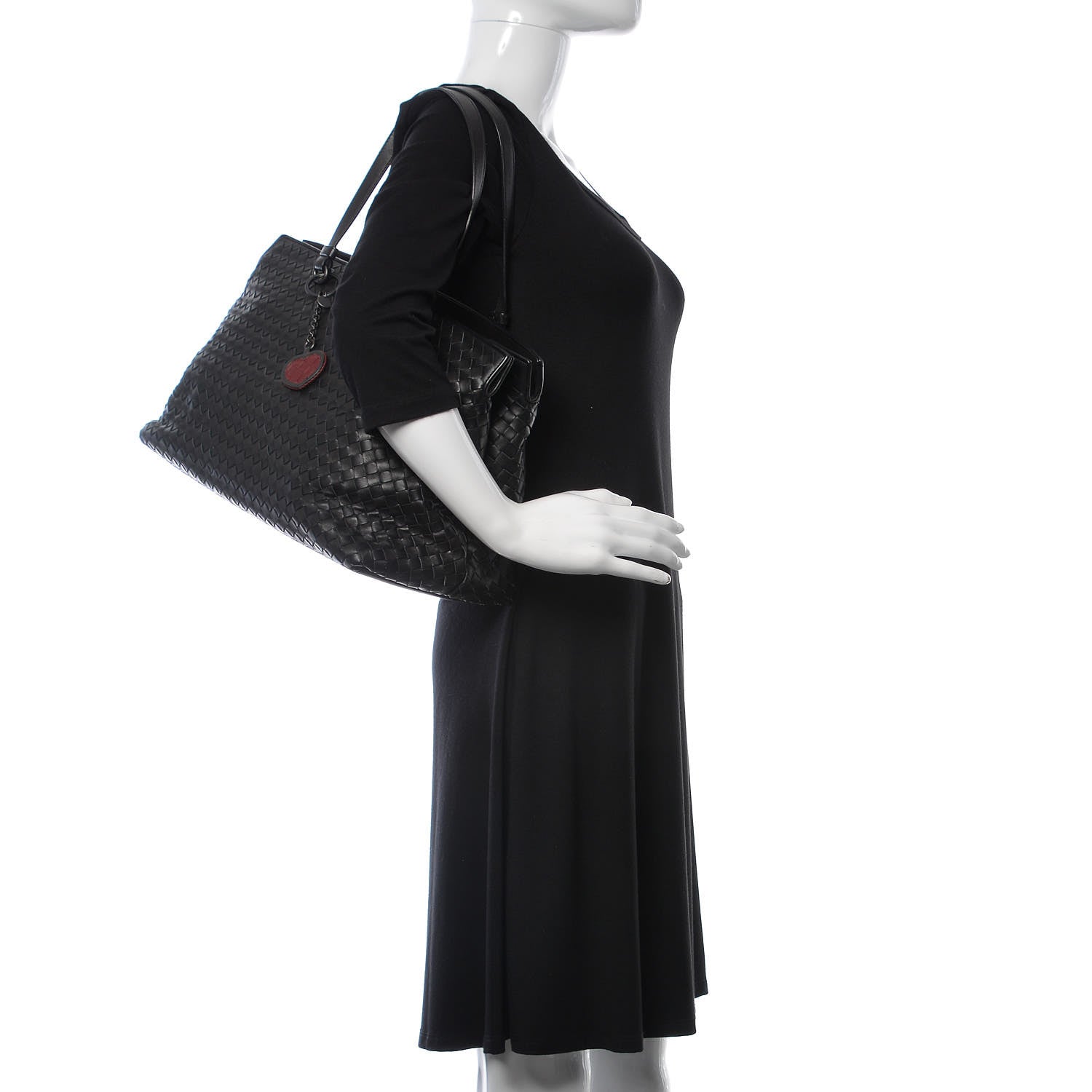 Bottega Veneta Nappa Intrecciato Large Top Handle Tote Black 2 of 11