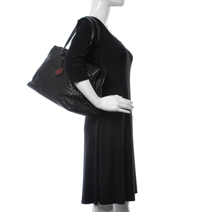 Bottega Veneta Nappa Intrecciato Large Top Handle Tote Black 2 of 11