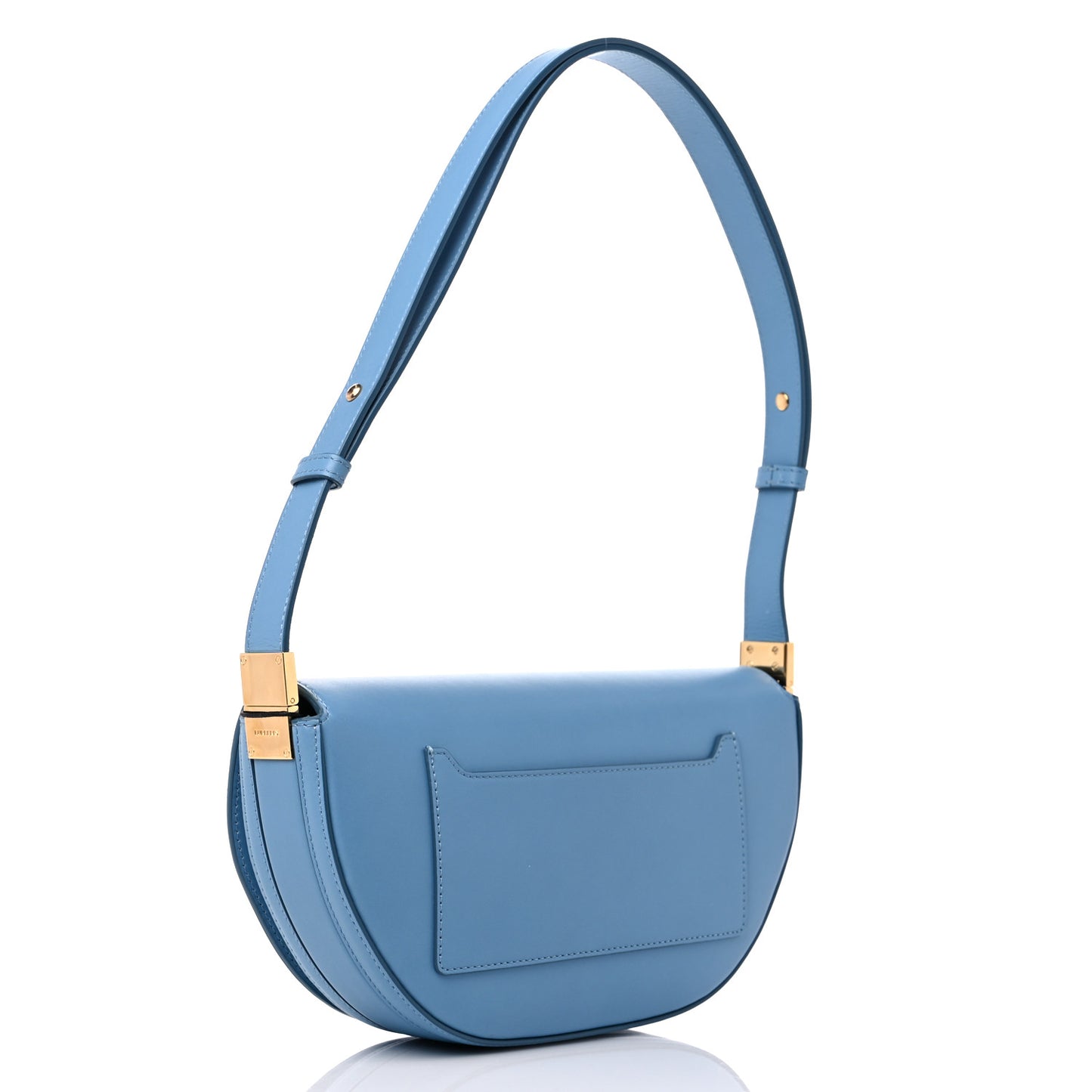 Calfskin Small Olympia Shoulder Bag Blue