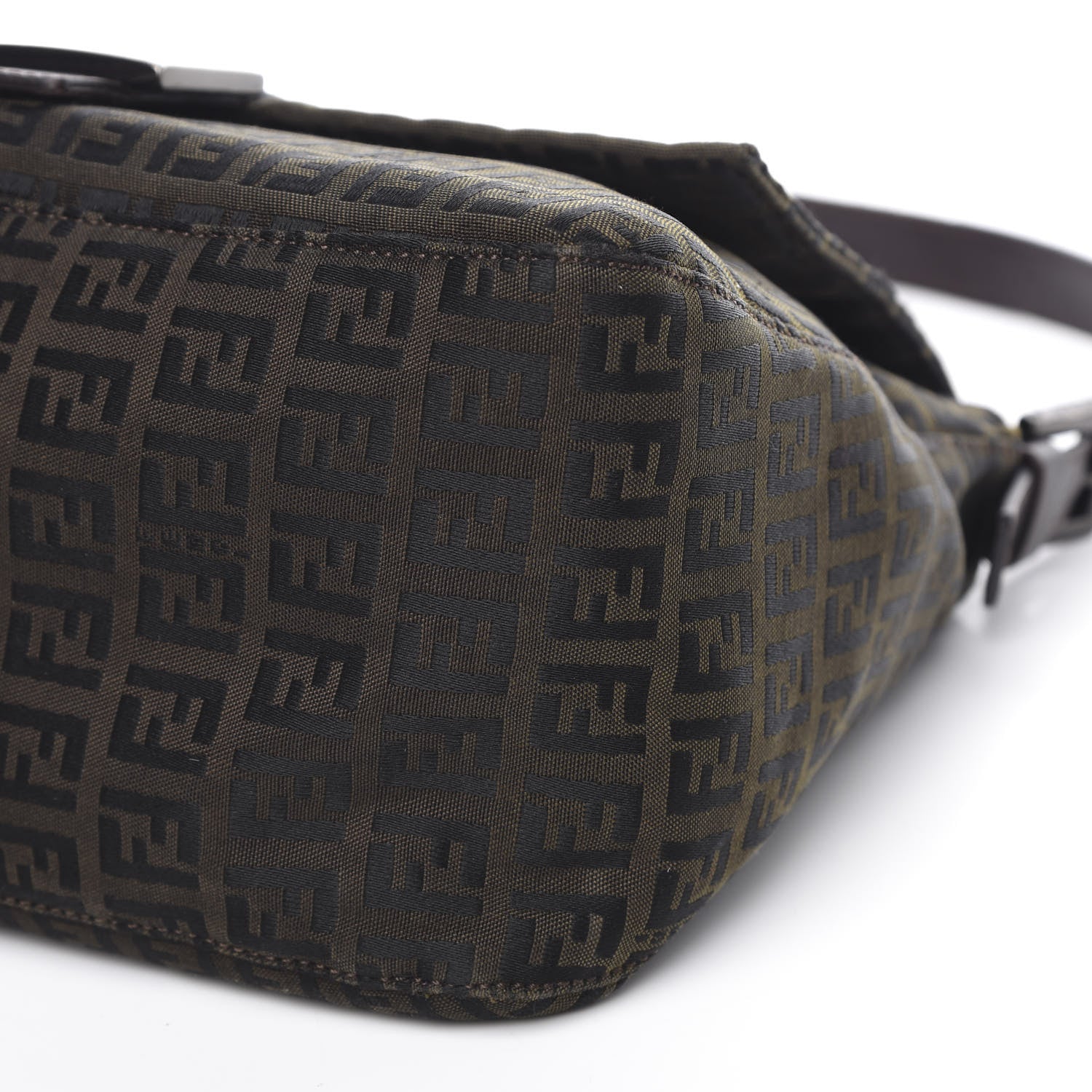 Fendi Zucchino Mama Baguette Brown 11 of 12