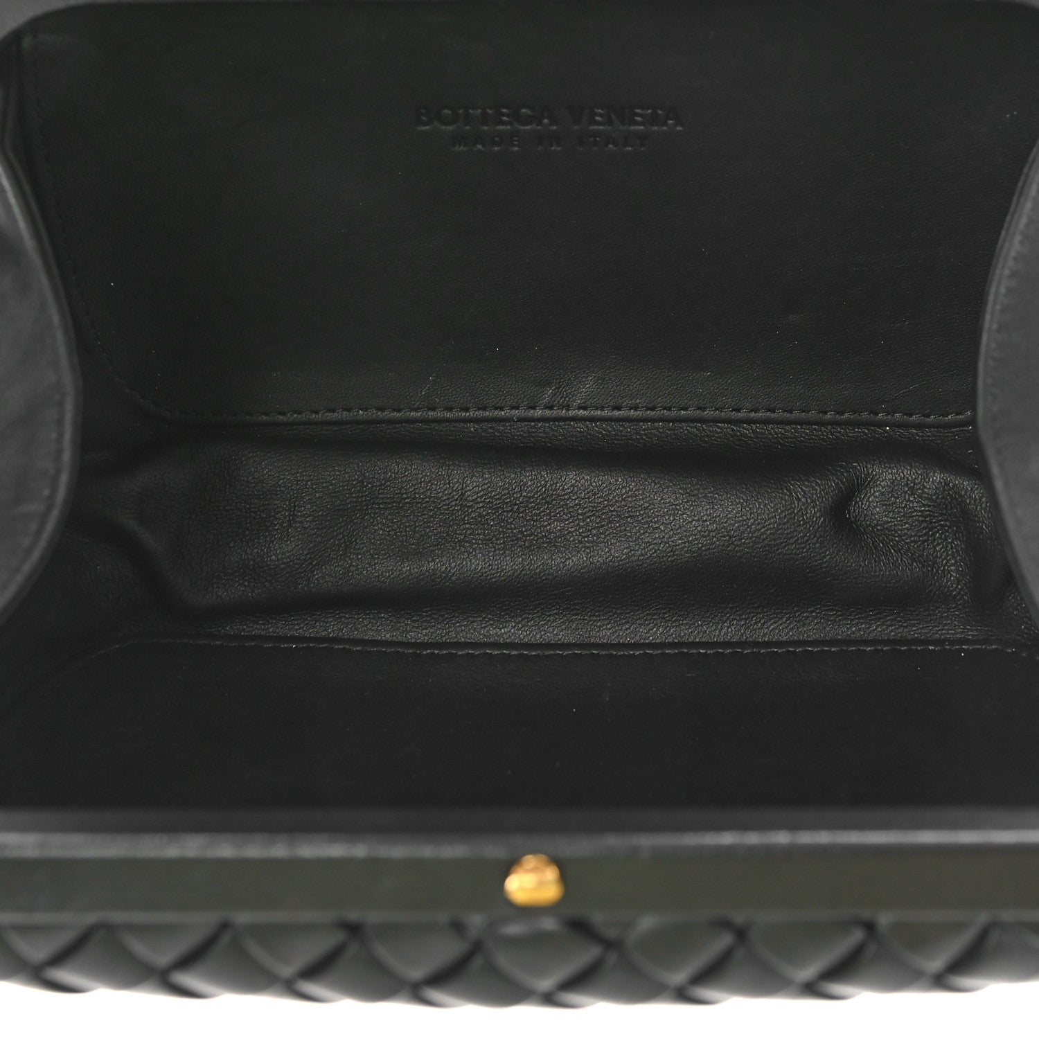Bottega Veneta Nappa Intrecciato Knot Clutch Black 5 of 8