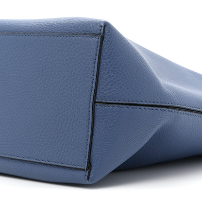 Valentino Garavani Grained Calfskin Rockstud Shoulder Tote Baltique 7 of 8