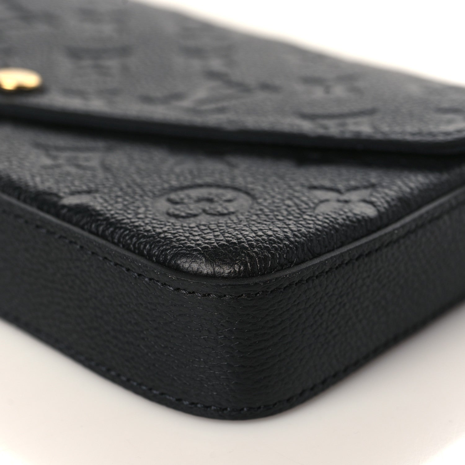 Louis Vuitton Empreinte Pochette Felicie Chain Wallet Black 9 of 11