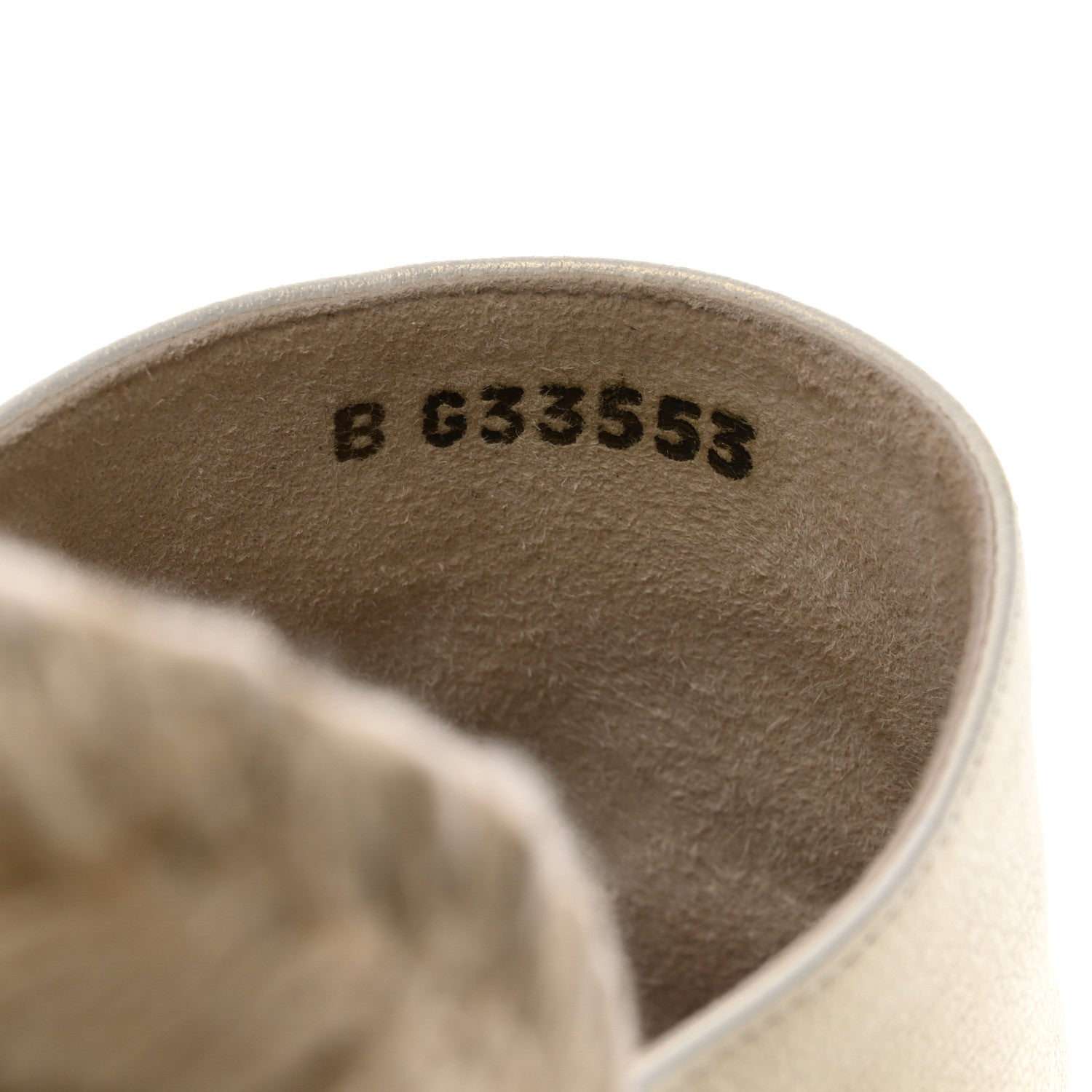 Chanel Iridescent Goatskin CC Espadrille Mules 35 Ivory Black 6 of 10