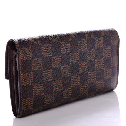 Louis Vuitton Damier Ebene Sarah Wallet 3 of 10