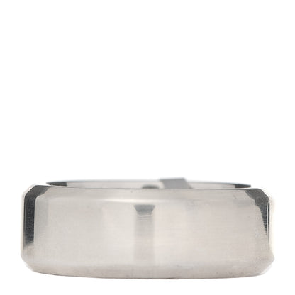 David Yurman Sterling Silver 8.5mm Beveled Edge Band Ring 62 10 3 of 4