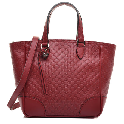 Gucci Microguccissima Small Bree Tote Red 1 of 9