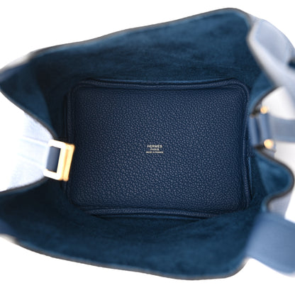 Hermes Taurillon Clemence Picotin Lock 18 PM Deep Bleu 5 of 10