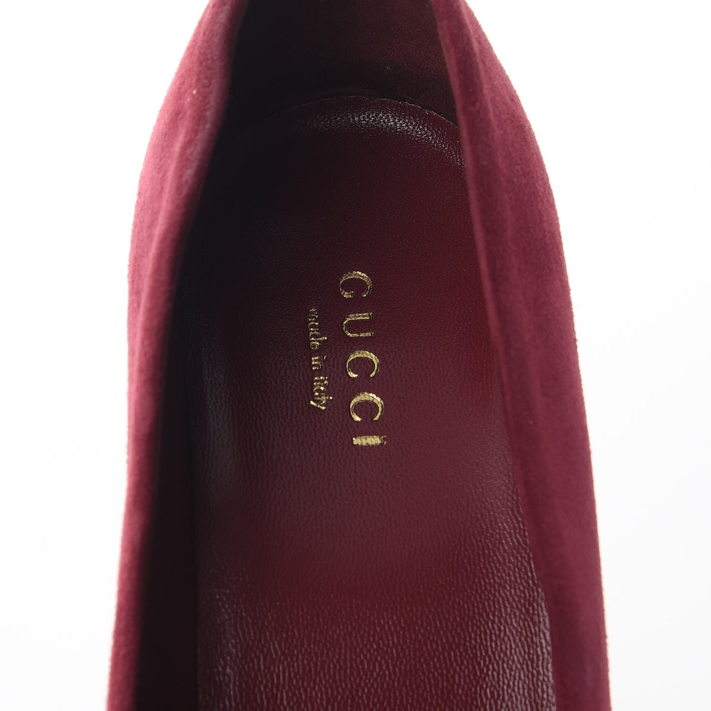 Suede Platform Pumps 36.5 Burgundy